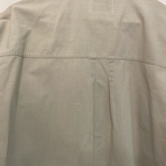 Levi's Vintage Diamond Label Neutral Tan Short Sleeve Button Down (read) - Picture 7 of 13
